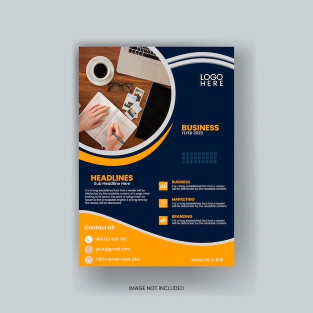 Professional Business Solution Flyer Design Template – Free Download