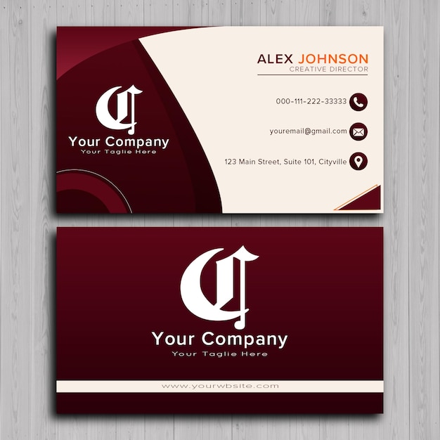 Professional Business Card Template – Free Download