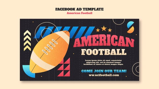 American Football Championship Template Design – Free Download