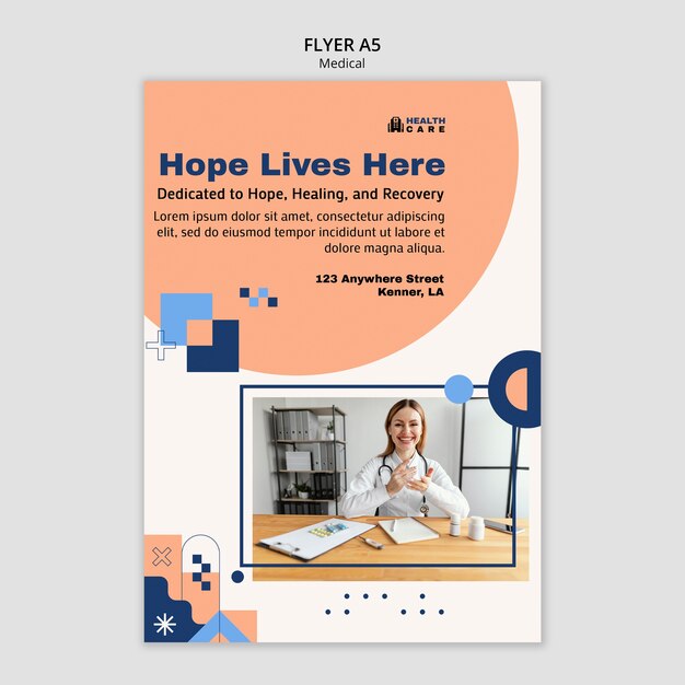 Medical Flyer Template – Free Download, Download Free Stock Photo