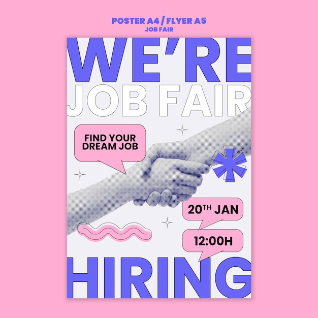 Job Fair Poster Template – Free Download