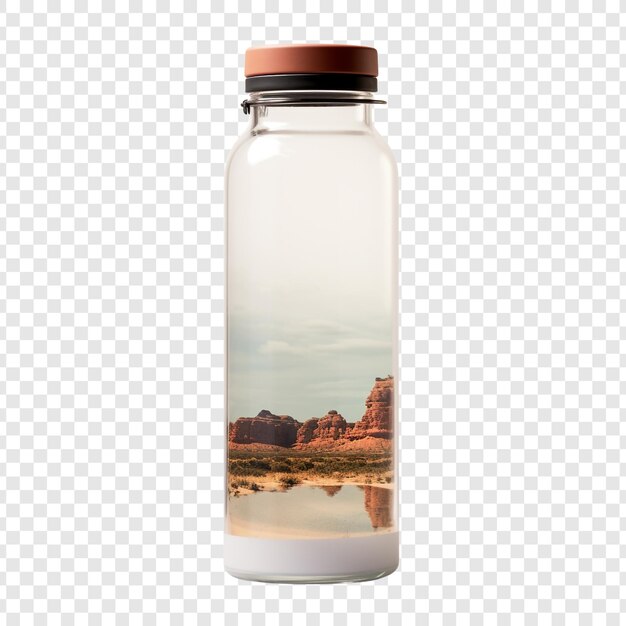 Travel Bottle Isolated on Transparent Background – Free Stock Photo for Download