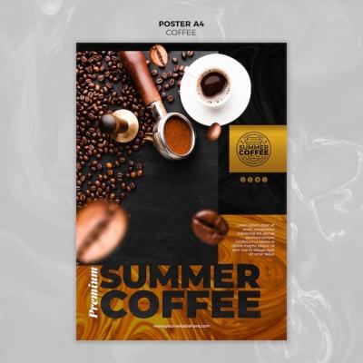 Coffee Shop Flyer Template – Download Free Stock Photo