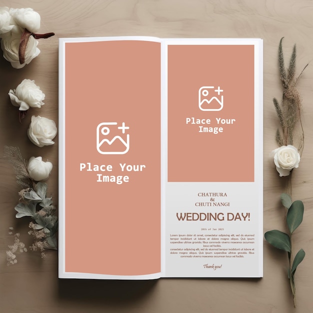 Wedding Day Invitation and Cover – Free Download