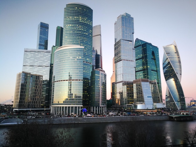 Low Angle View of Skyscrapers Against Clear Sky – Free Stock Photo for Download