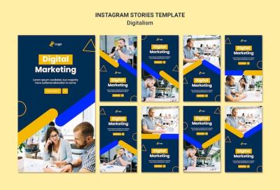 Instagram Stories Collection for Digital Marketing – Free Download