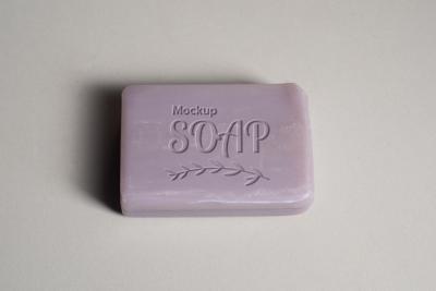 Cleaning Soap Bar Mockup Design – Free Download