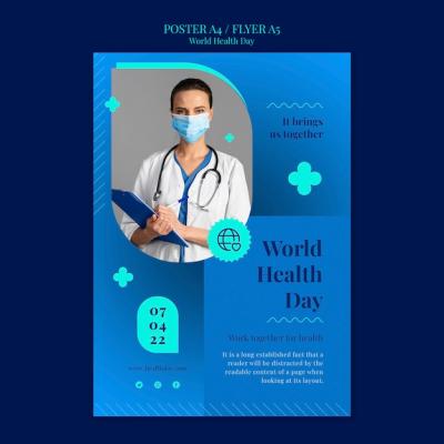 World Health Day Poster Template – Free Download