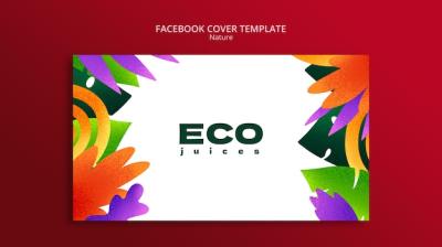 Natural Eco Juice Social Media Cover Template – Free Download