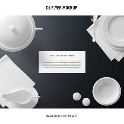 Dl Flyer Mockup – Download Free Stock Photo