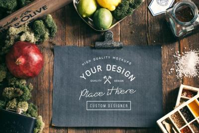 WoodBone Promotional Mockups – Free Stock Photos for Download