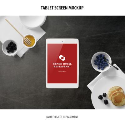 Tablet Screen Mockup – Free to Download, Download Free Stock Photo