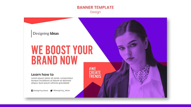 Brand Banner Template – Free Download