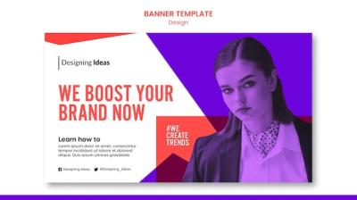 Brand Banner Template – Free Download