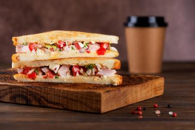 Chopped Italian Sandwich with Ham, Cheese, and Vegetables – Free Download, Free Stock Photo