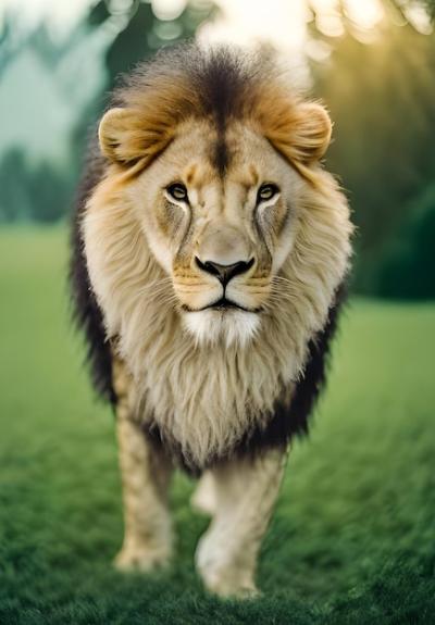 Lion on the Grass: Stunning Wallpapers and Images – Free Download