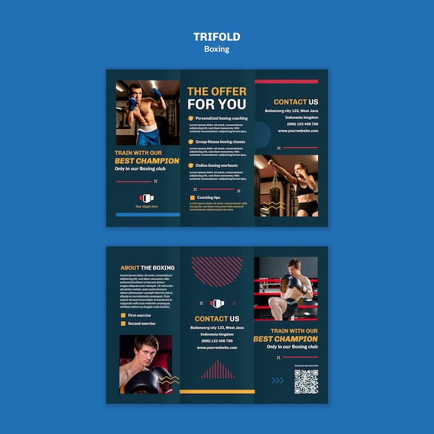 Boxing Template Design – Free Download