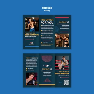 Boxing Template Design – Free Download