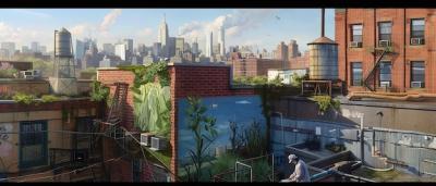 Scientist in a City Rooftop Lab – Free Download