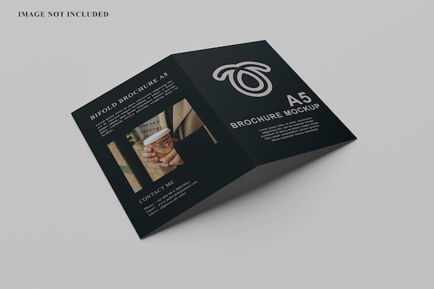 Bifold A5 Brochure Mockup – Free Download