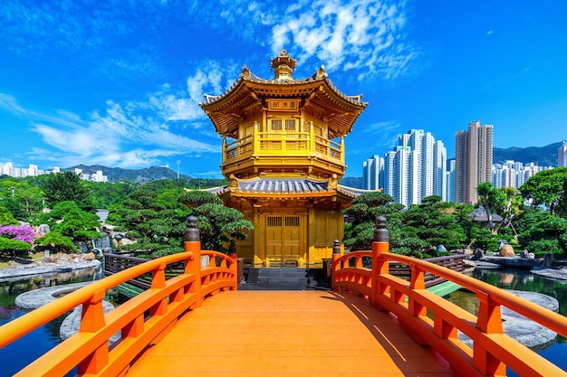 Golden Pavilion in Nan Lian Garden near Chi Lin Nunnery, Hong Kong – Free Stock Photo for Download