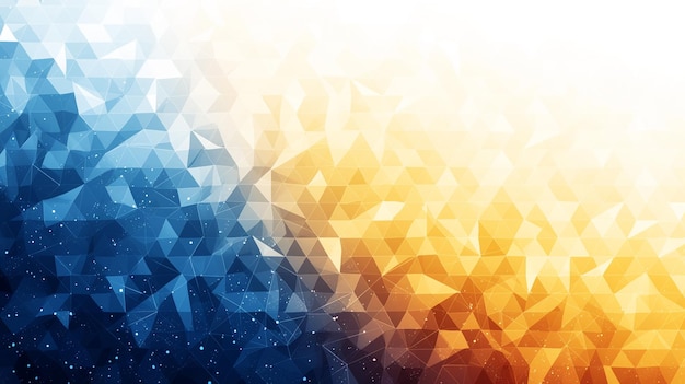 Yellow and Blue Geometric Abstract Background – Free Download