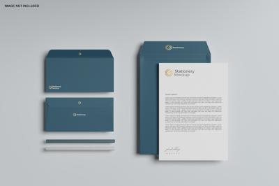 Minimal Corporate Stationery Mockup – Free to Download