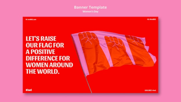 International Women’s Day Banner Template – Free Download