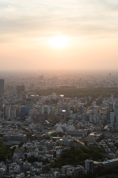 Stunning High Angle Daytime Urban View – Free Download