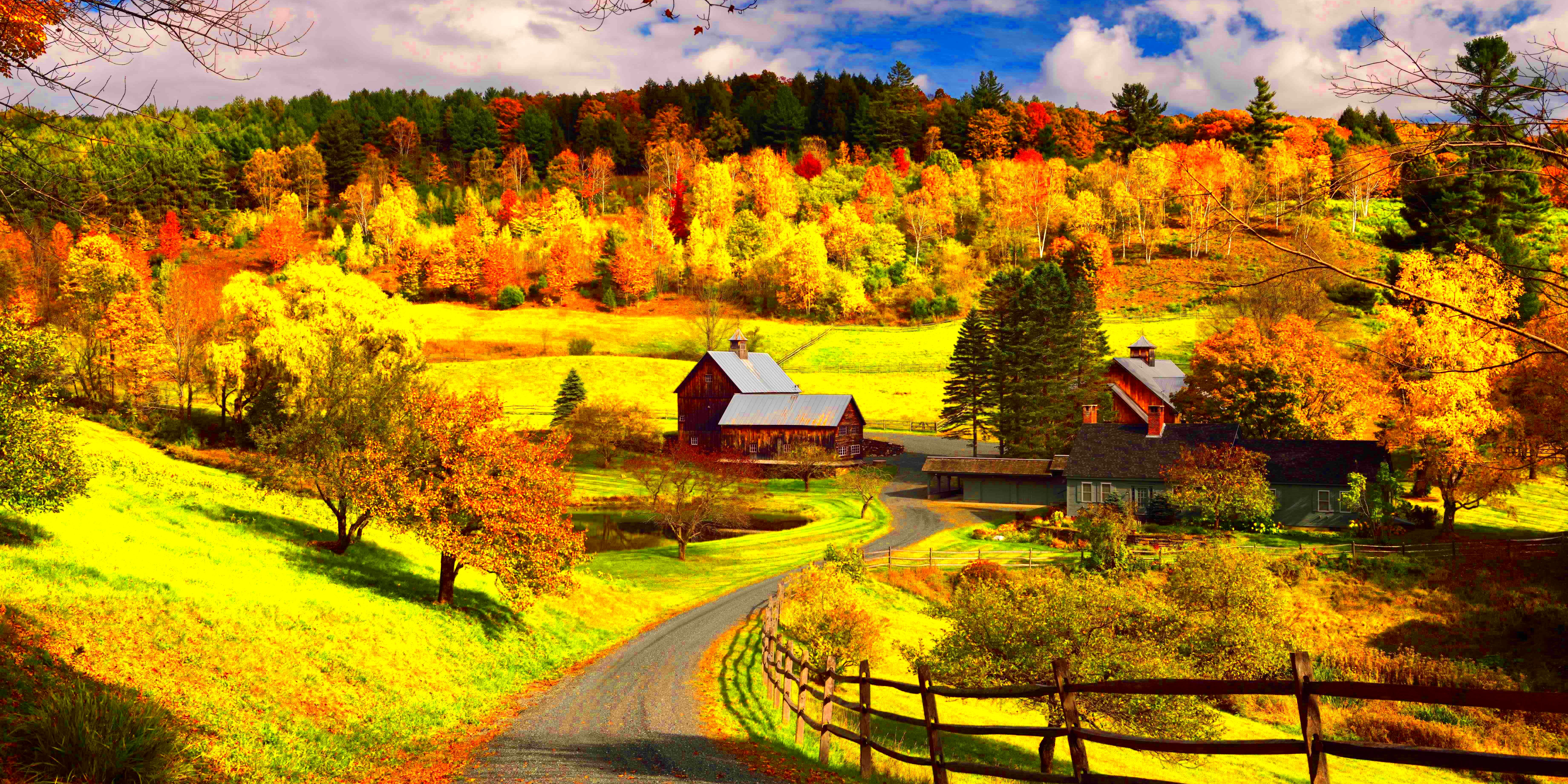 Beautiful Countryside Village Wallpapers Wallpaper Cave