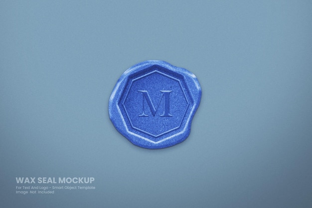 Antique Wax Seal Mockup for Text and Logo – Free Download