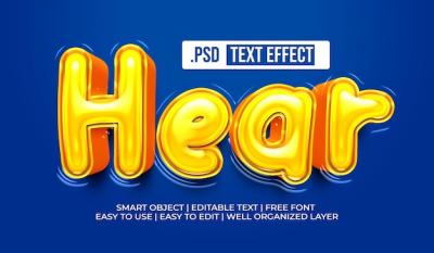 Text Style Effect PSD Template – Free Download