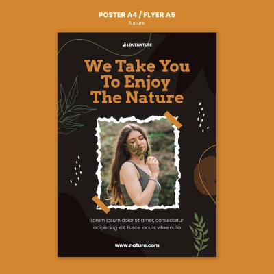 Stunning Nature Horizontal Print Template – Free Download