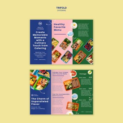 Catering Template Design – Free Download for Stunning Visuals