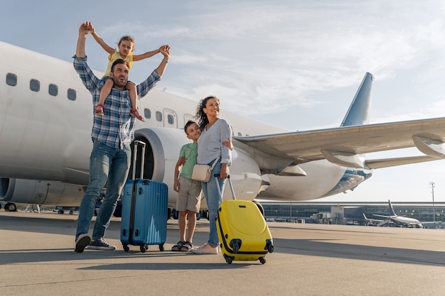 Happy Parents and Children Ready for Travel – Free Stock Photo, Download for Free