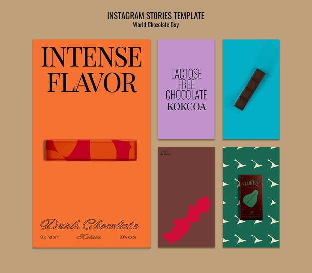 Instagram Stories for World Chocolate Day Celebration – Free Download