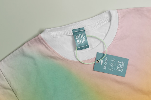 Tshirt with Label Mockup – Free Download