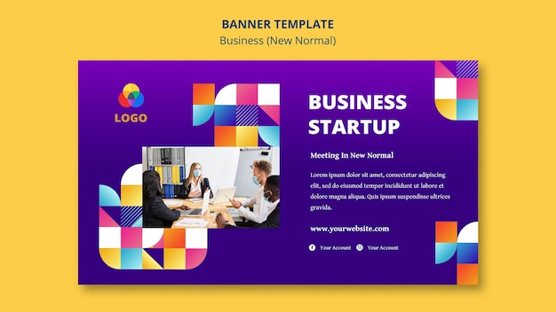 Business New Normal Banner – Free Download