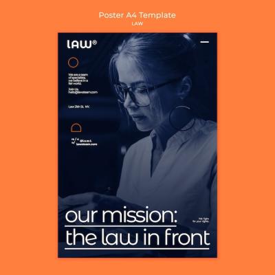 Law Template Design Flyer – Free Download