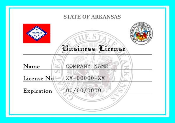 Arkansas Business License License Lookup