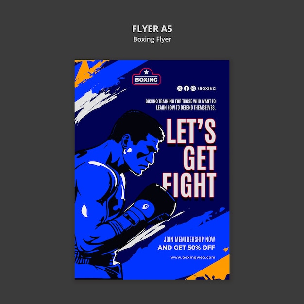 Boxing Template Design – Free to Download