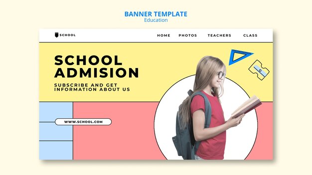 Back to School Landing Page Template | Free Download