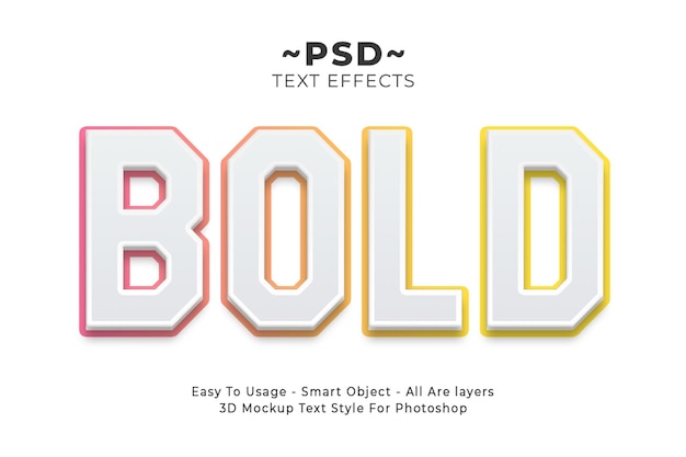 3D Text Style Effect – Download Free Stock Photo