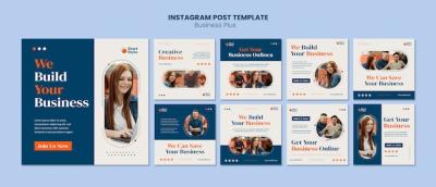 Collection of Business Instagram Posts – Download for Free