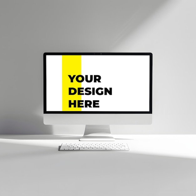 High-Quality Desktop Mockup for Projects – Free Download