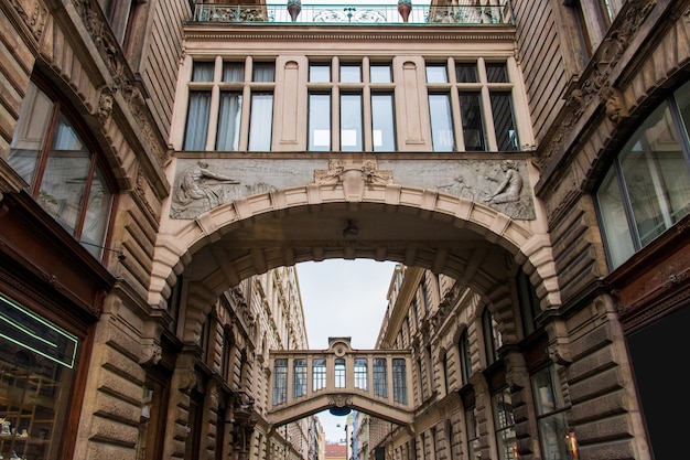 Daytime Low Angle Shot of the Museum of Communism in Prague, Czech Republic – Free Download