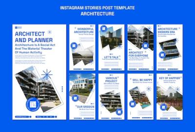 Flat Design Architecture Template – Free Download