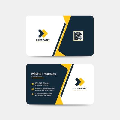 Professional Company Business Card PSD Template – Free Download