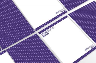 A4 Size Letterhead Mockup Presentation – Free to Download Stock Photo