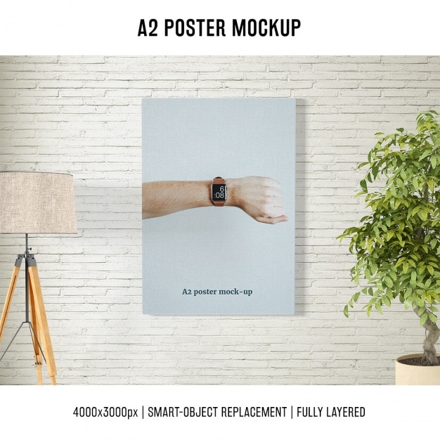 Poster Mock Up Template – Download Free Stock Photo